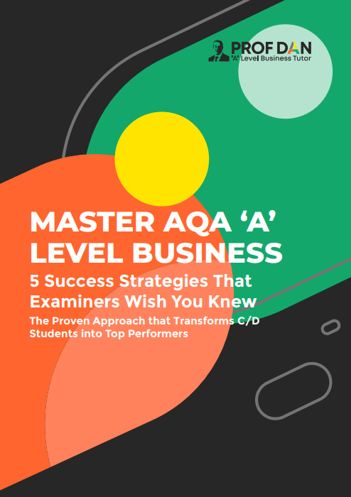 The front cover of the AQA Business Guide.